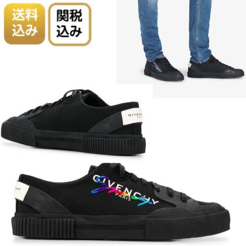 ジバンシィ偽物 GIVENCHY キャンバス テニス ライト ロー スニーカー95W3