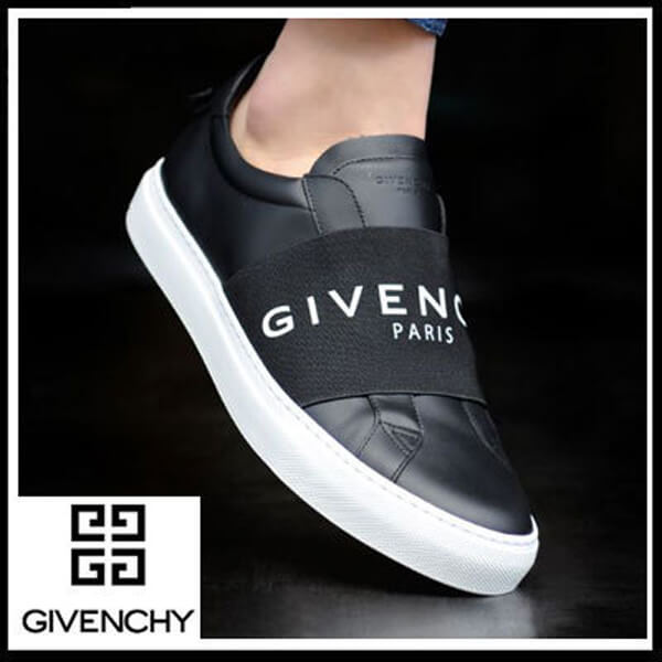 (ジバンシイ偽物)GIVENCHYロゴストラップ スニーカー BH0003H017004