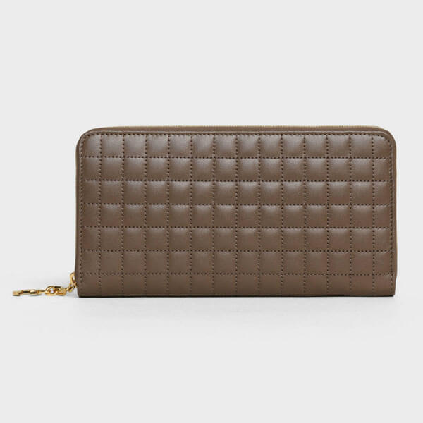 【人気】CELINE セリーヌ★コピーCチャーム ラージ ジップドウォレット 長財布 10B553BFL