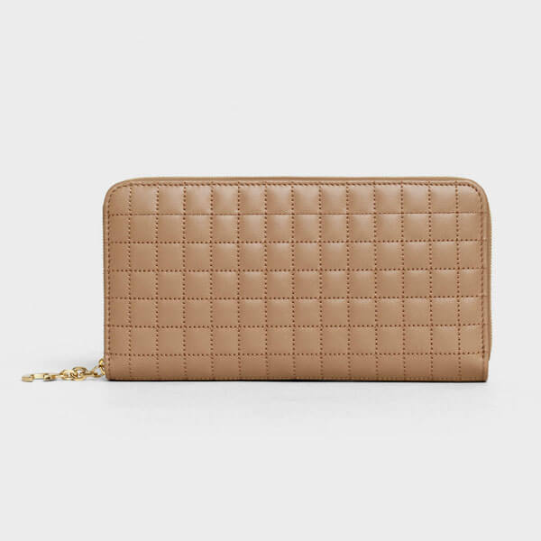【人気】CELINE セリーヌ★コピーCチャーム ラージ ジップドウォレット 長財布 10B553BFL