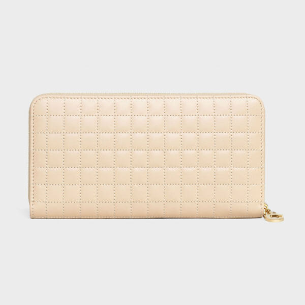 【人気】CELINE セリーヌ★コピーCチャーム ラージ ジップドウォレット 長財布 10B553BFL