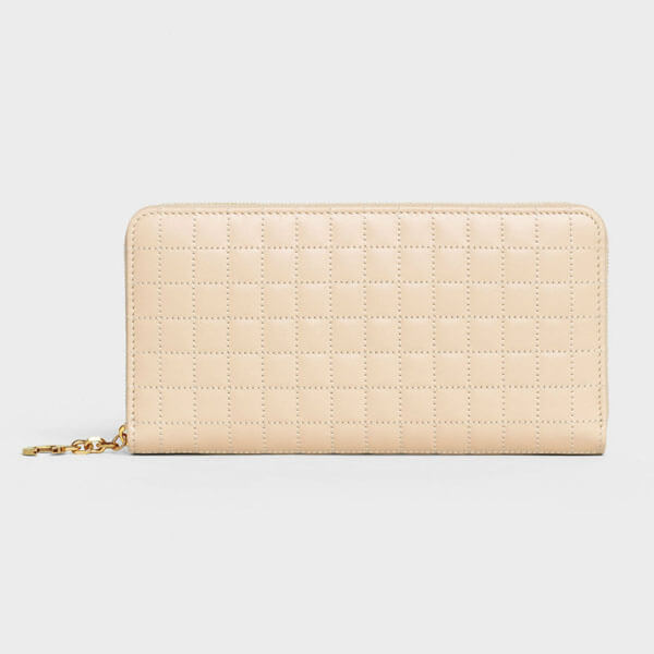 【人気】CELINE セリーヌ★コピーCチャーム ラージ ジップドウォレット 長財布 10B553BFL