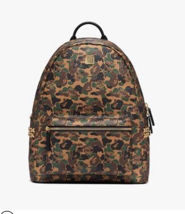 【MCM x Bape】エムシー エムリュック 偽物 限定品☆Stark バックパック Camo Visetos24CO2