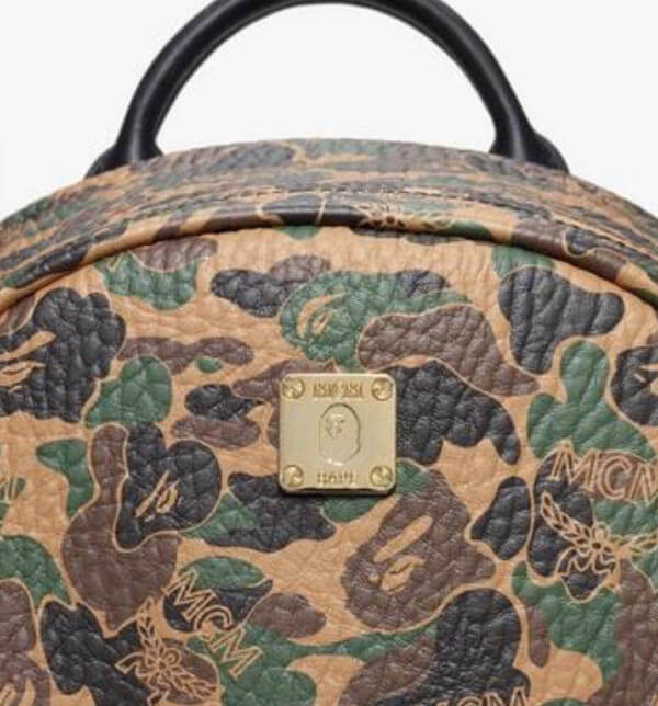 【MCM x Bape】エムシー エムリュック 偽物 限定品☆Stark バックパック Camo Visetos24CO2
