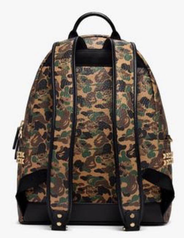【MCM x Bape】エムシー エムリュック 偽物 限定品☆Stark バックパック Camo Visetos24CO2