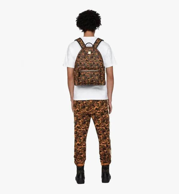 【MCM x Bape】エムシー エムリュック 偽物 限定品☆Stark バックパック Camo Visetos24CO2