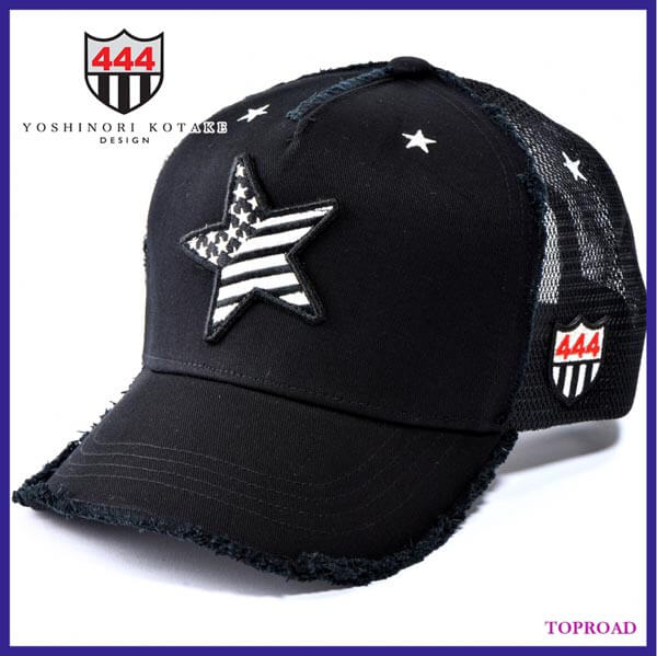 CHROME HEARTS YOSHINORI KOTAKE★「☆」クロムハーツ コピー スター ブラックメッシュキャップaaCHB2