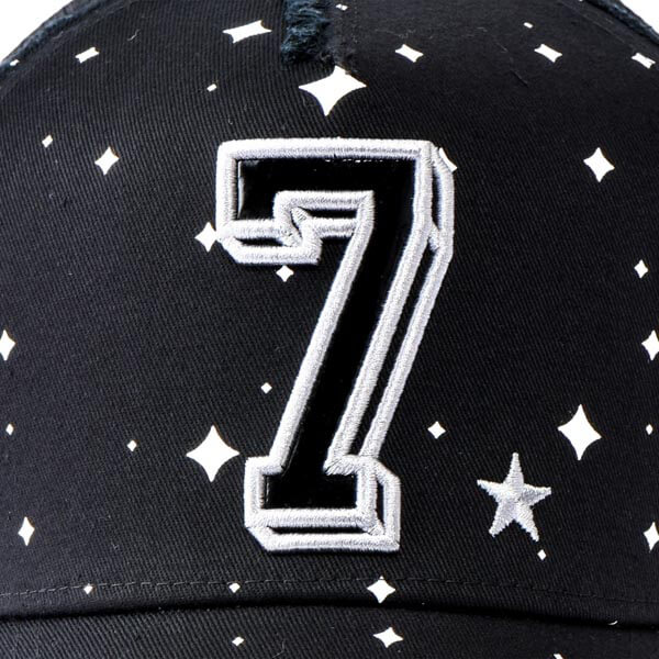 CHROME HEARTS クロムハーツ キャップ コーデ コピー YOSHINORI KOTAKE★「7」スペースプリント メッシュキャップaCHB8