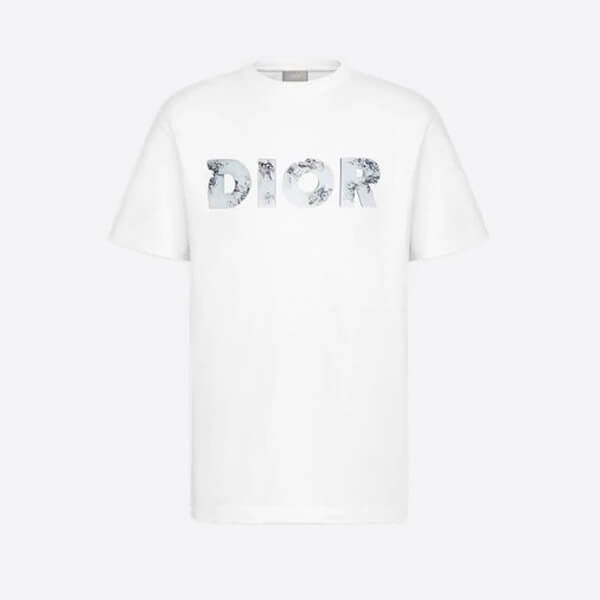 【DIOR】ディオール Tシャツ コピーDIOR AND DANIEL ARSHAMコットン 半袖Tシャツ581OB