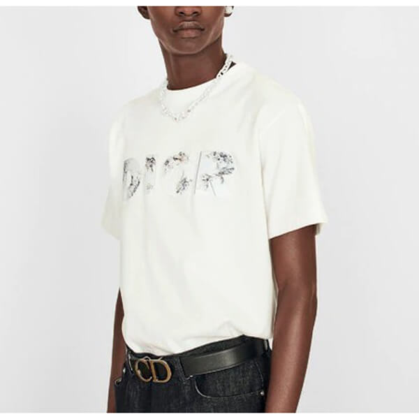 【DIOR】ディオール Tシャツ コピーDIOR AND DANIEL ARSHAMコットン 半袖Tシャツ581OB