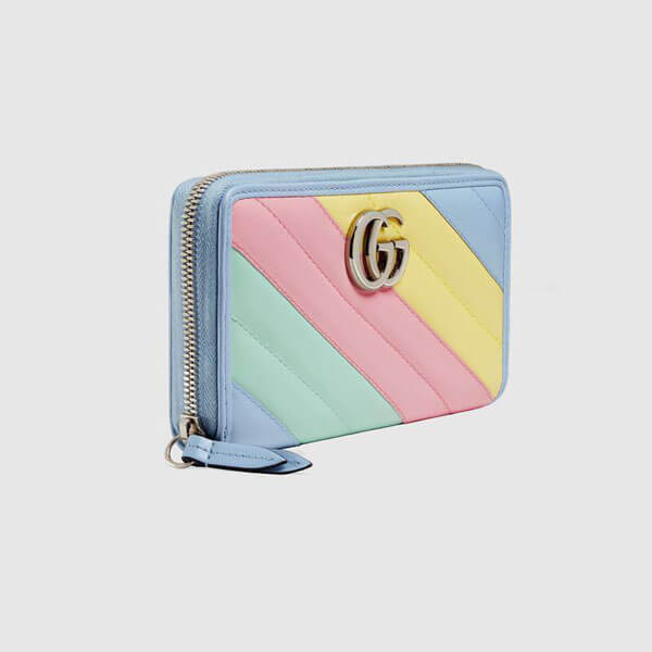 グッチ 財布 コピー★GUCCI GGマーモント パステルジップアラウンドウォレット 443123 DTDXP3967