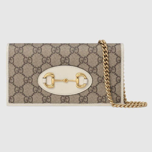【20SS新作】グッチ 財布 コピー GUCCI 1955 ホースビット チェーン付き ウォレット 621892 92TCG9761