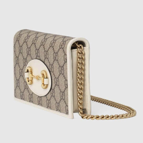 【20SS新作】グッチ 財布 コピー GUCCI 1955 ホースビット チェーン付き ウォレット 621892 92TCG9761