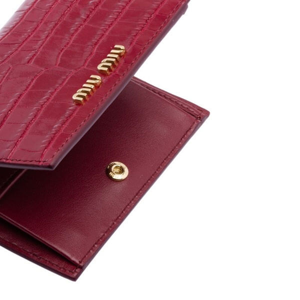 【MIU MIU】コピー牛革 財布 3色N9B52