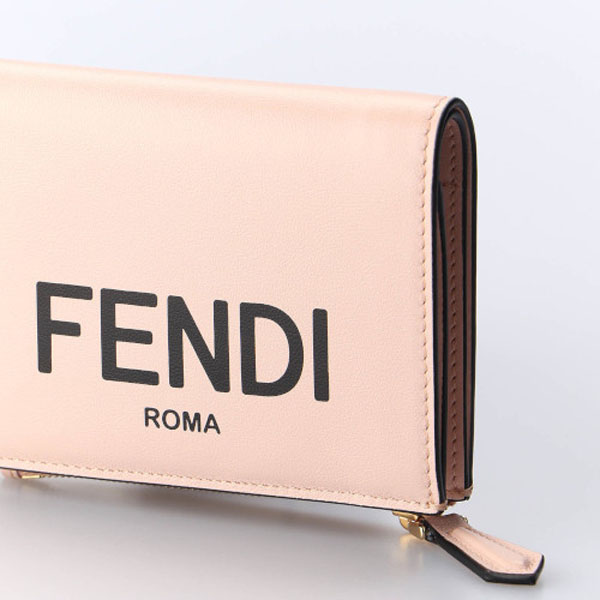 FENDI(フェンディ) コピーFENDI ROMA ロゴ ミディアムウォレットW3734