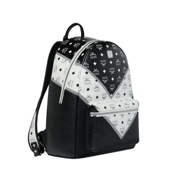 【MCMリュック 偽物】STARK M MOVE VISETOS BACKPACK_MMK 9SVE76BK 001