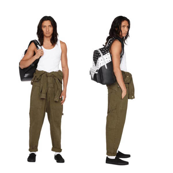 【MCMリュック 偽物】STARK M MOVE VISETOS BACKPACK_MMK 9SVE76BK 001