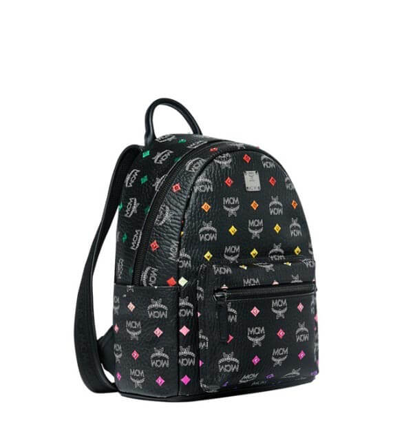 MCM エムシー エムリュック 偽物 STARK SKYOPTIC STUD VISETOS BACKPACK MMK9SVE30BA