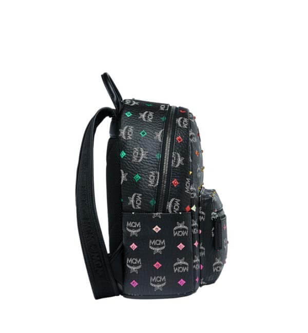 MCM エムシー エムリュック 偽物 STARK SKYOPTIC STUD VISETOS BACKPACK MMK9SVE30BA