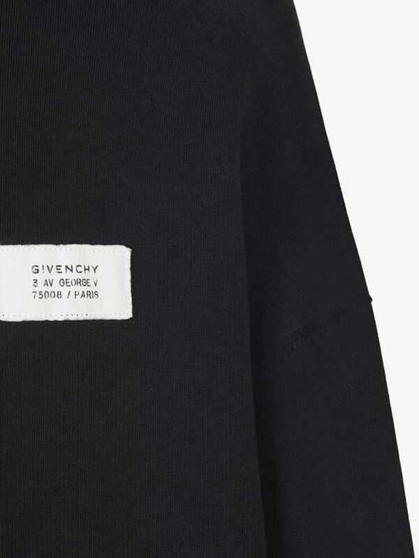 ジバンシィコピー パーカー GIVENCHY パッチフーディ BMJ01Y30AF-001