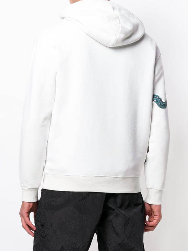ジバンシィ偽物 GIVENCHY 20AW Logo&Dragon パーカー_WHITE97W1