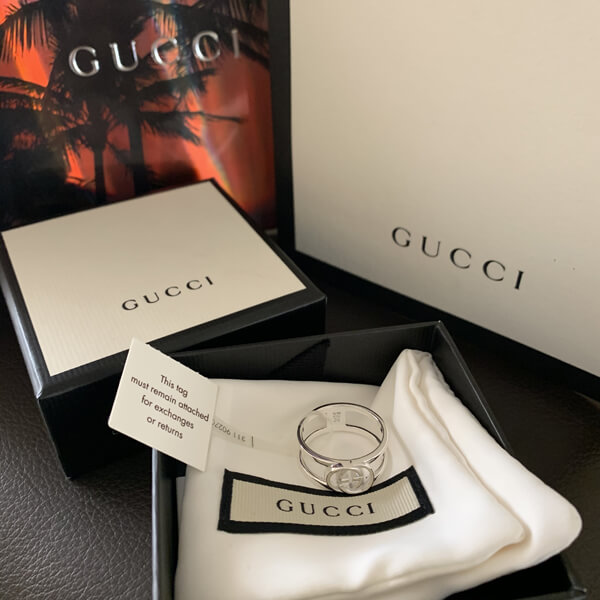 グッチ リング コピー GUCCI ロッキングG オープンリング20AC12H0G1