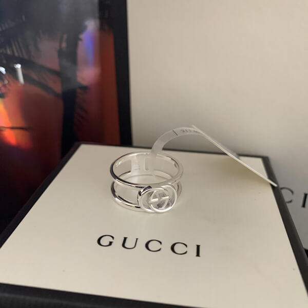 グッチ リング コピー GUCCI ロッキングG オープンリング20AC12H0G1