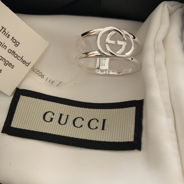 グッチ リング コピー GUCCI ロッキングG オープンリング20AC12H0G1