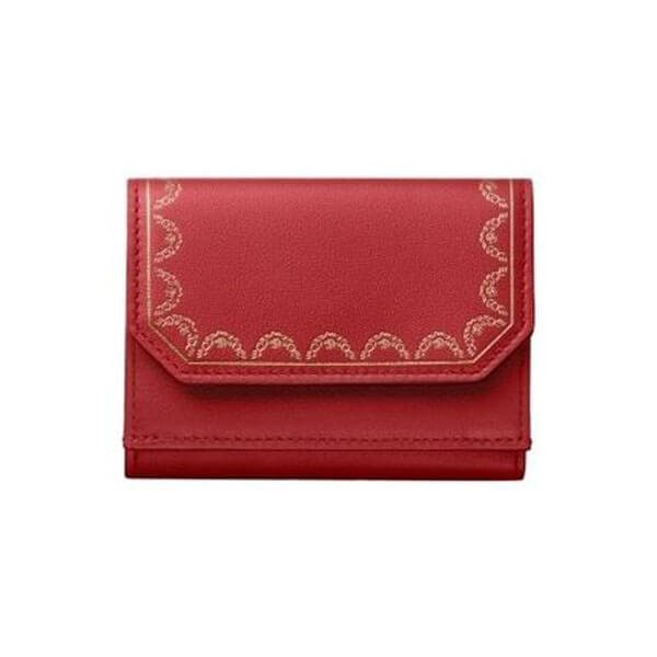 【Cartier】偽物即対応 ガーランド ドゥ カルティエ 三つ折り財布Lkd50