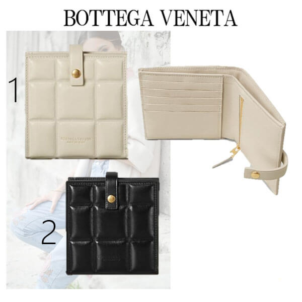 BOTTEGA VENETA コピーミニウォレット 全2色 カーフ パッド付WBV10