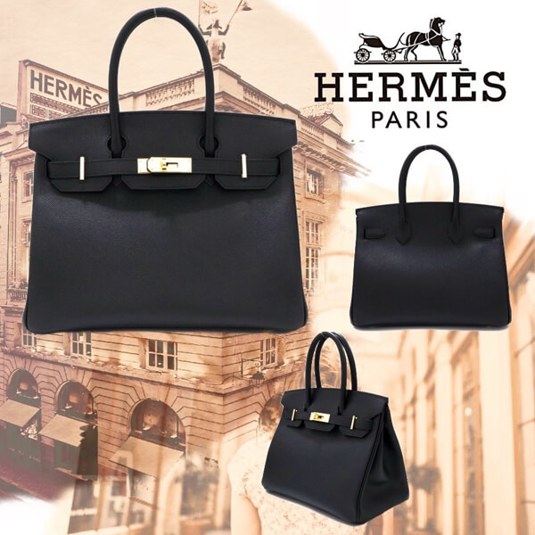 ★Her*mes★ バーキン30 コピーブラック 金具ゴールドPK20