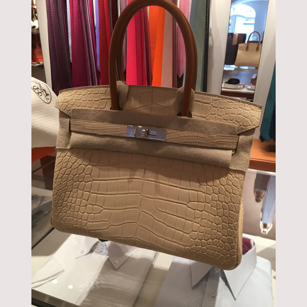 Her*mes★(入手不可能で顧客特権)美し過ぎるBirkin2色バニラ30cm偽物PK26