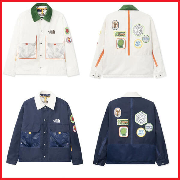THE NORTH FACE X BRAIN DEAD 76 Oversized Mountain 偽物マウンテン ジャケット コート