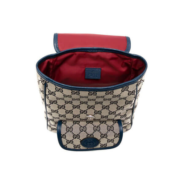 関税込 GUCCI 大人偽物もOK CHILDREN GG キャンバス ウール バックパック 630818