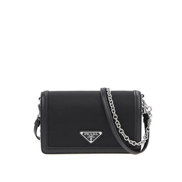 即発【PRADA】偽物テスート ミニ ショルダー 1BP019 ブラック