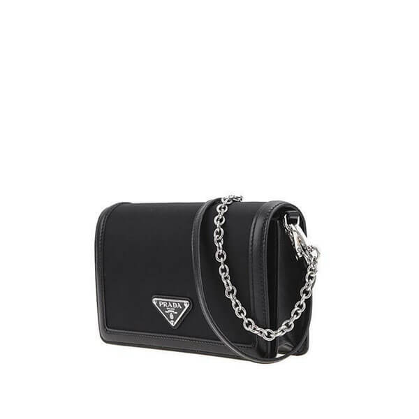 即発【PRADA】偽物テスート ミニ ショルダー 1BP019 ブラック