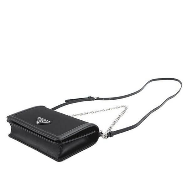 即発【PRADA】偽物テスート ミニ ショルダー 1BP019 ブラック