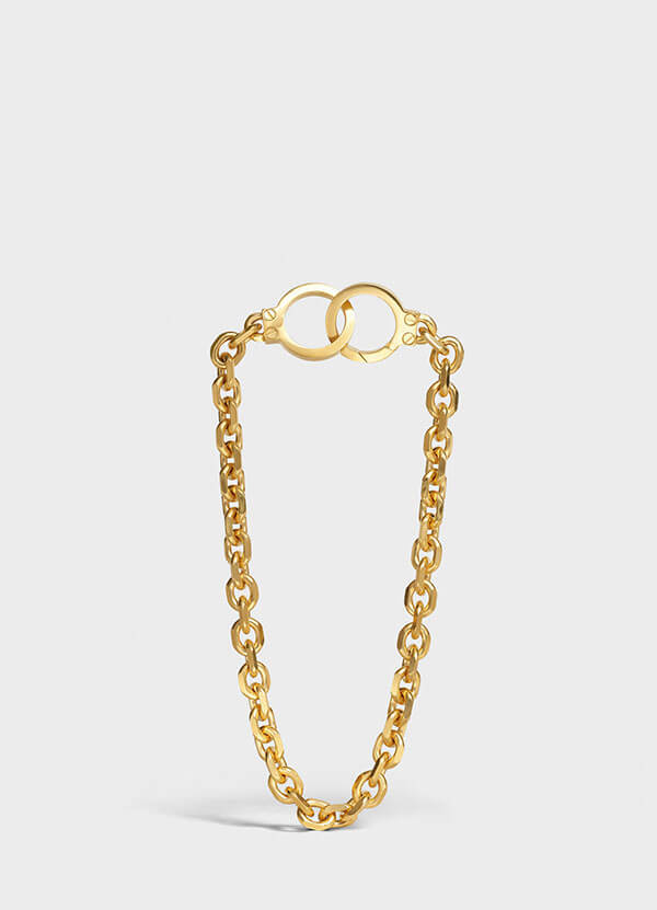 【CELINE】コピー主役に☆《Triomphe》チェーンネックレス◆安心追跡付 46N006SIV.35OR