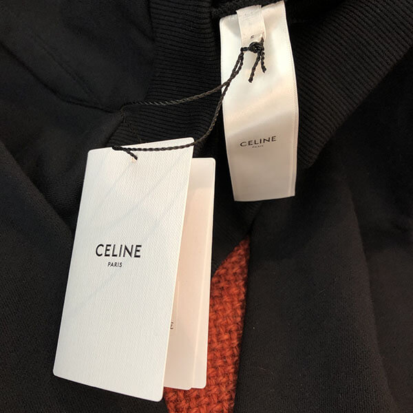 【CELINE】コピー2020/21AW新作 ロゴ フーディ パーカー (Black) 2Y005612G.38AW