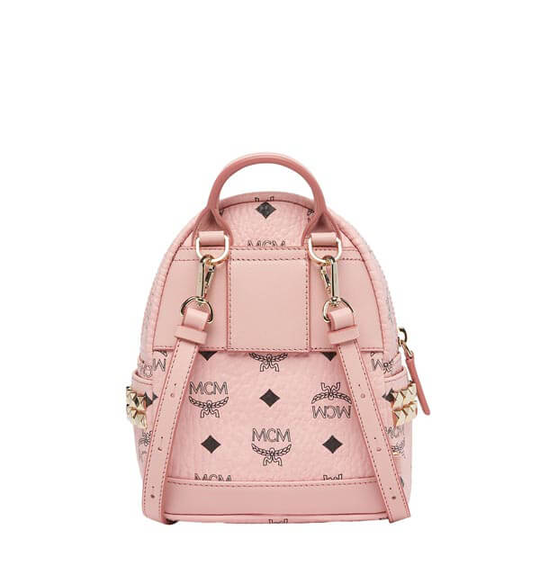 MCMリュック コピー ミニマムサイズ BEBE BOO バックパック 20cm ピンク27BA1