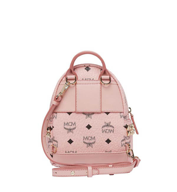 MCMリュック コピー ミニマムサイズ BEBE BOO バックパック 20cm ピンク27BA1