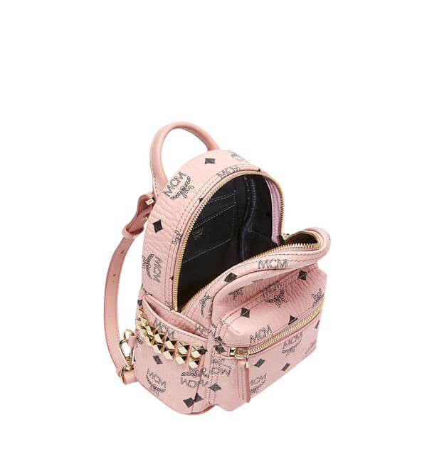 MCMリュック コピー ミニマムサイズ BEBE BOO バックパック 20cm ピンク27BA1