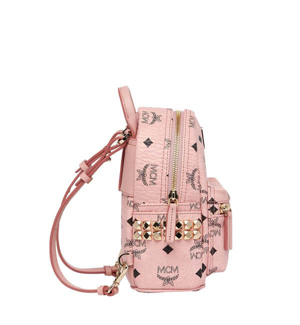 MCMリュック コピー ミニマムサイズ BEBE BOO バックパック 20cm ピンク27BA1