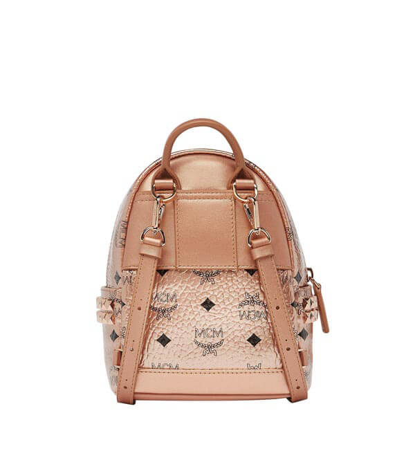 ミニマムサイズ MCM BEBE BOO MCM エムシー エムバックパック偽物 シャンパンゴールド27BA2
