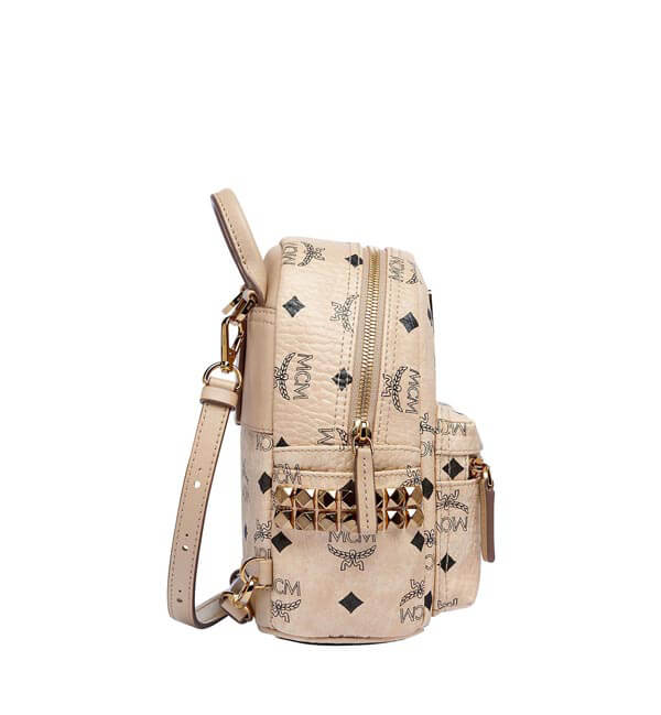 MCM エムシー エムリュック コピー ミニマムサイズ BEBE BOO バックパック 20cm ベージュ27BA4