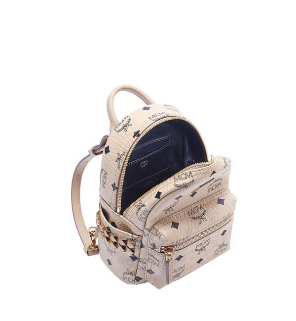 MCM エムシー エムリュック コピー ミニマムサイズ BEBE BOO バックパック 20cm ベージュ27BA4