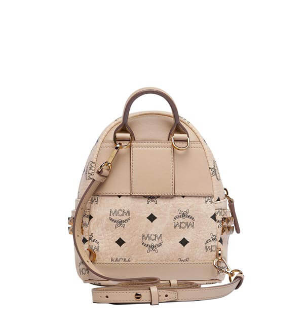 MCM エムシー エムリュック コピー ミニマムサイズ BEBE BOO バックパック 20cm ベージュ27BA4