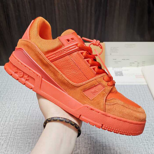 ルイヴィトンスーパーコピー スニーカー Trainers Orange Virgil AblohM690A73