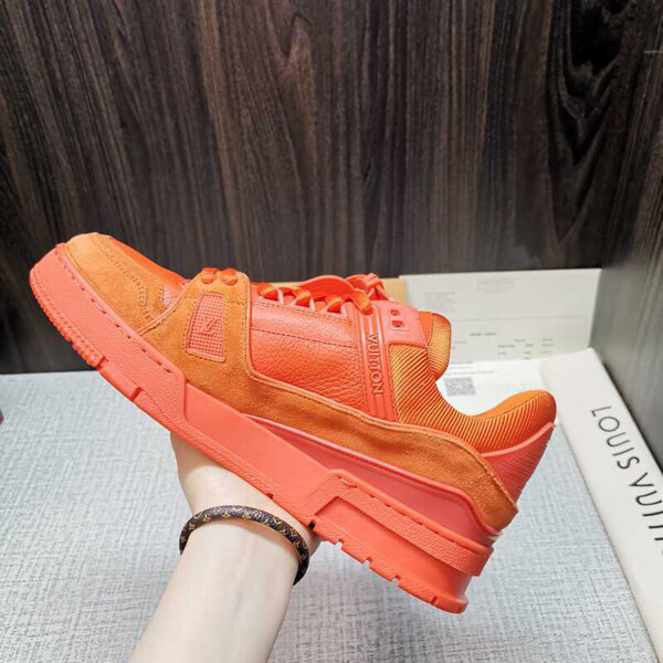 ルイヴィトンスーパーコピー スニーカー Trainers Orange Virgil AblohM690A73