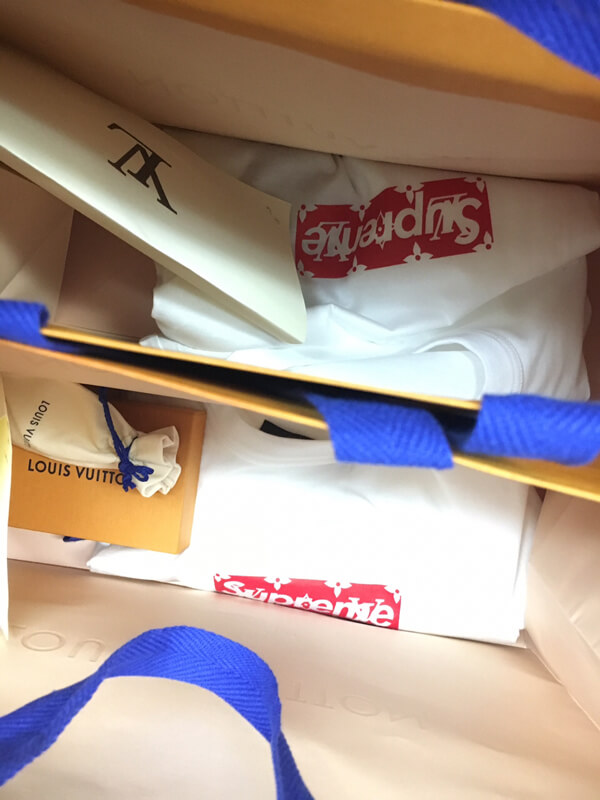ルイヴィトンスーパーコピー パ×supreme Monogram BoxLogo TEE WHITE BoXロゴ TシャツM690A733